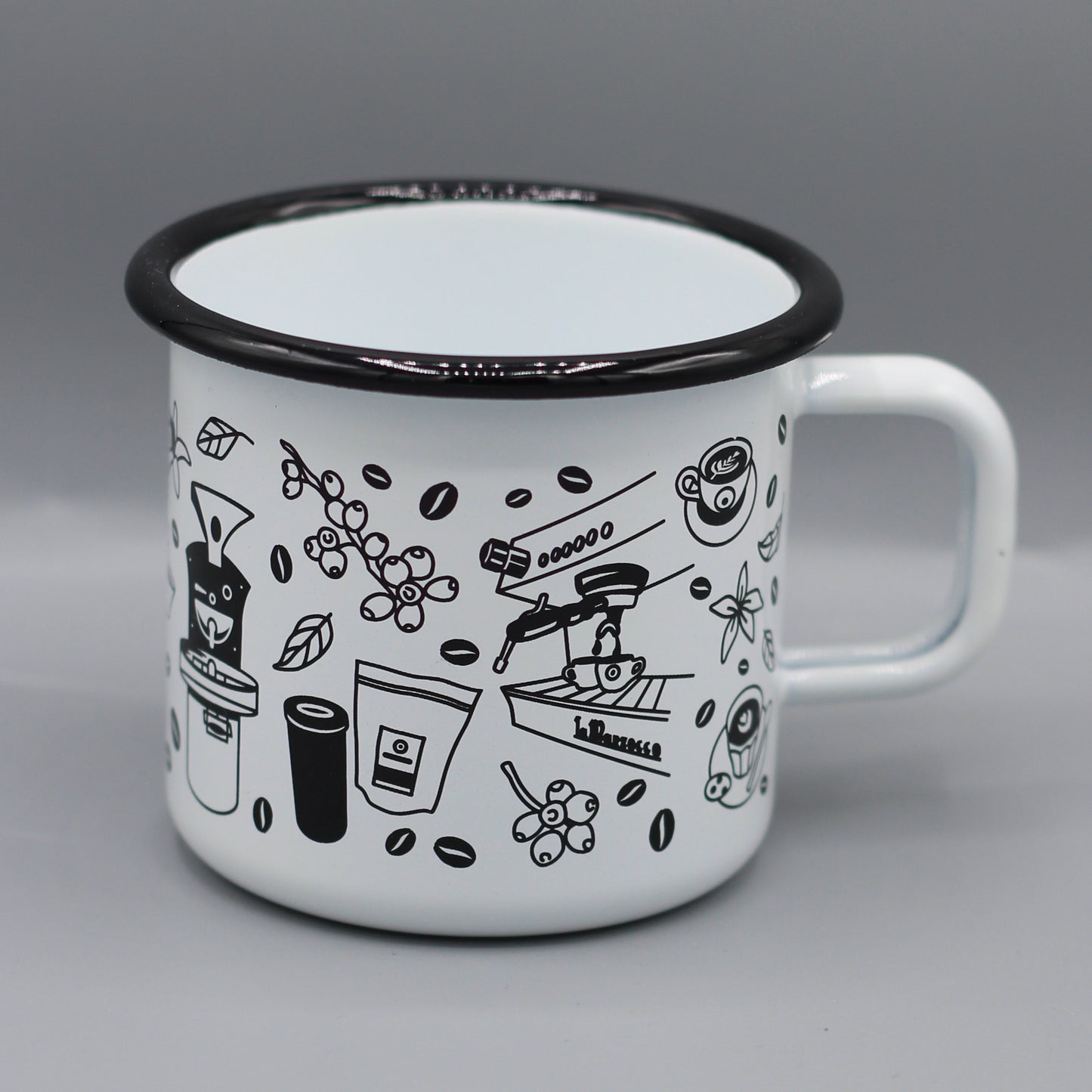 LOPPOKAFFEE EMAILLETASSE SONDEREDITION - LIMITIERT -