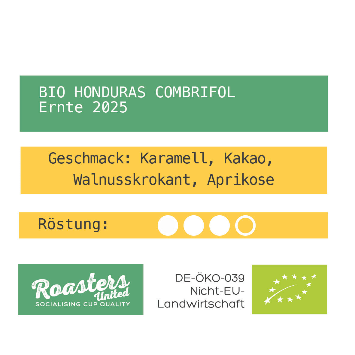 BIO HONDURAS COMBRIFOL Ernte 2025