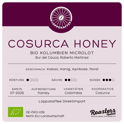 NEU! BIO KOLUMBIEN HONEY COSURCA Ernte 2025 Microlot