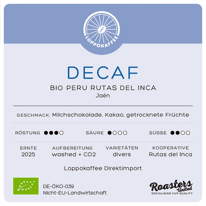 NEU! BIO DECAF Peru Rutas del Inca Ernte 2025