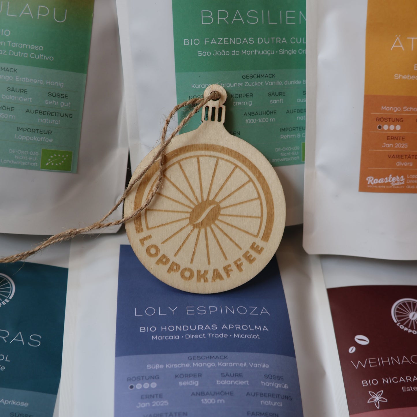 XMAS - Sonderedition LOPPOBOX MIT 6 X 100G KAFFEE