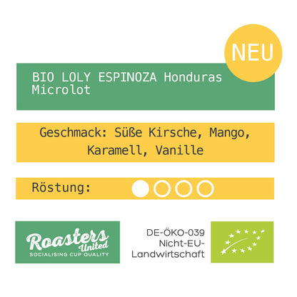 BIO LOLY ESPINOZA MICROLOT HONDURAS Ernte 2025