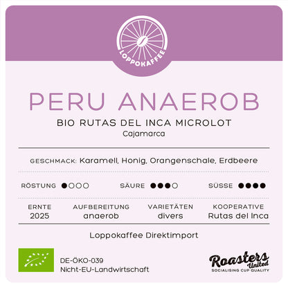 NEU!! BIO PERU ANAEROBIC MICROLOT Ernte 2025
