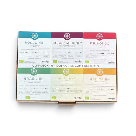 LOPPOBOX MIT 6 X 100G KAFFEE