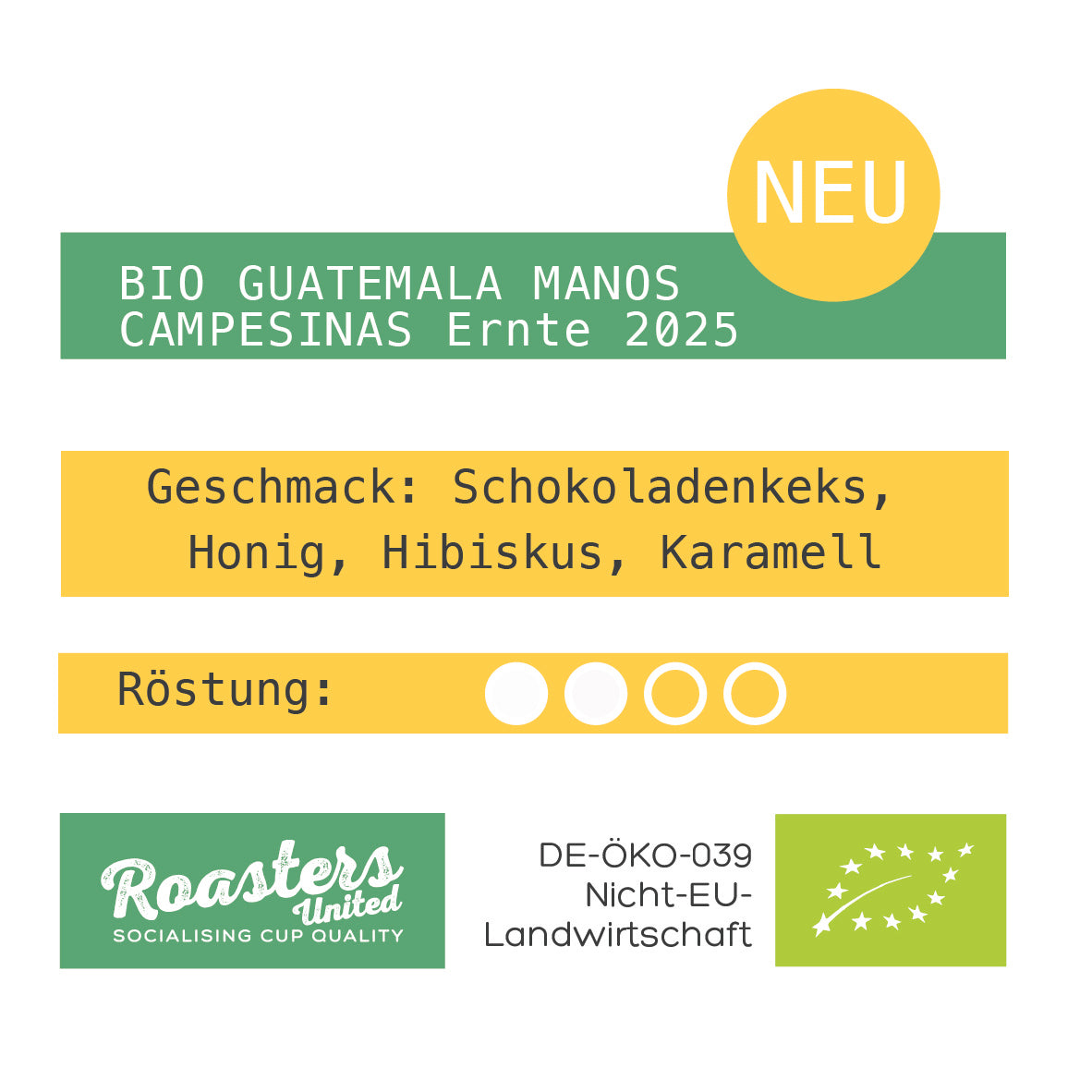 BIO GUATEMALA MANOS CAMPESINAS Ernte 2025