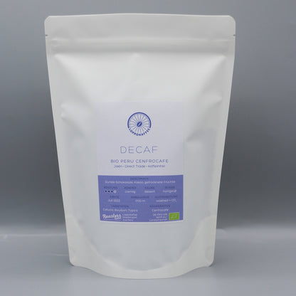 BIO DECAF PERU CENFROCAFE Ernte 2022